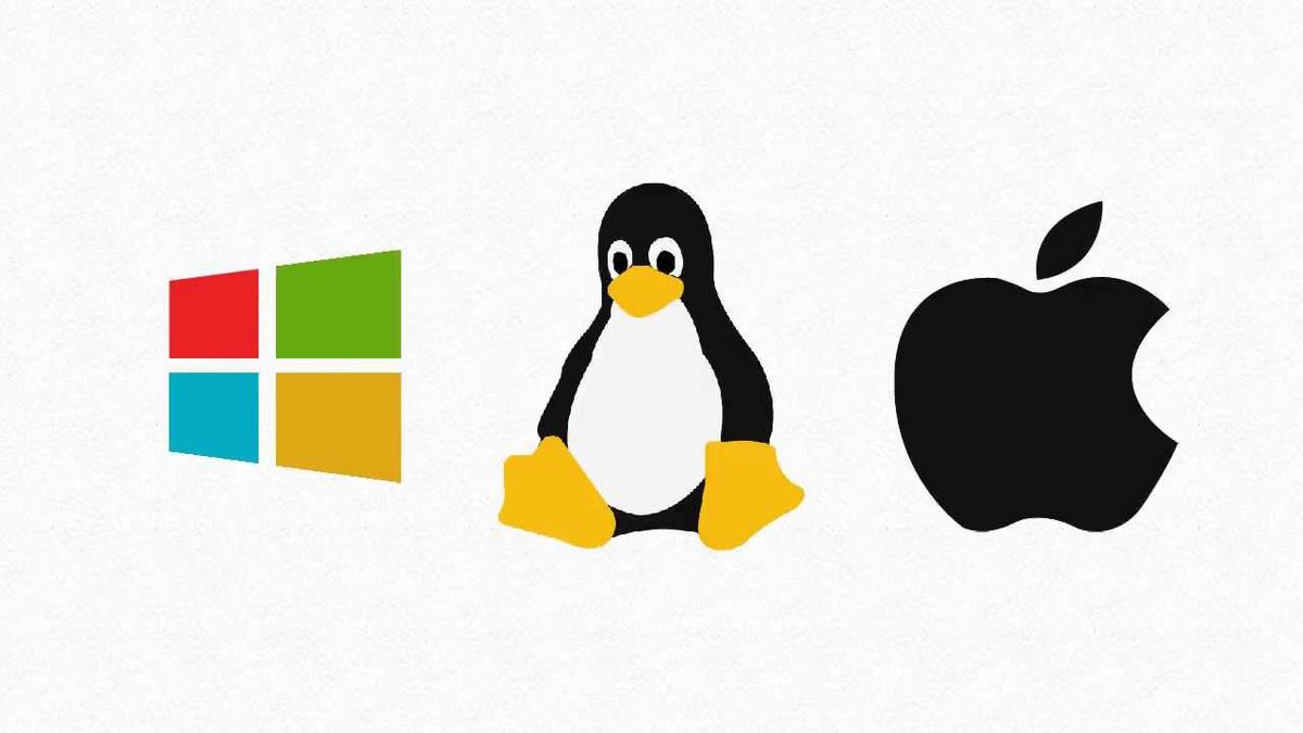 Logo do Linux,Mac e Windows